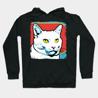 Turkish Van Pop Art - Cat Lover Gift Hoodie